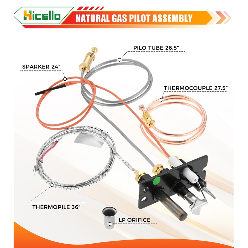 Hicello 4021-736/737 Pilot Assembly Repair Kit – Universal Replacement for