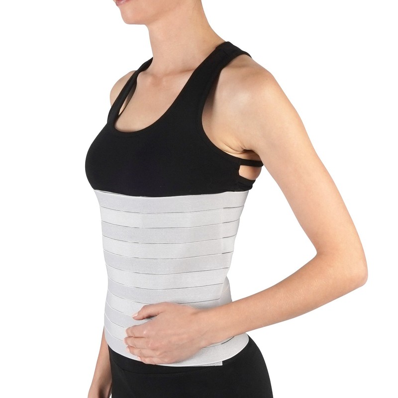 Soles Compression Abdominal Binder, Post-Surgical and Postpartum Belly Wrap, Adjustable