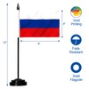 ANLEY Russia Deluxe Desk Flag Set - 6 x 4
