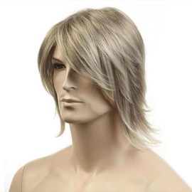 FRCOLOR Synthetic Wig Wig Hair Men's Short Wig Cosplay Hat Women's Wig
