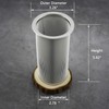 Cold Brew Coffee Filter for Wide Mouth Mason Jar, Food
