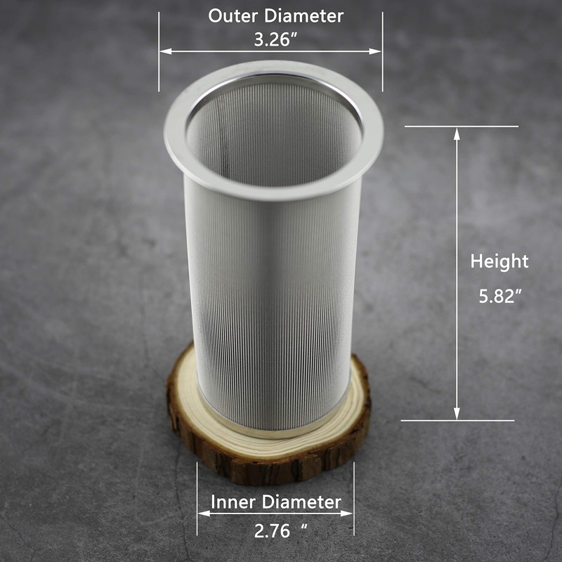 Cold Brew Coffee Filter for Wide Mouth Mason Jar, Food