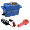Savox SW-0231MG Waterproof Metal Gear Digital Servo + Powerhobby Glitch Buster + Aluminum Horn