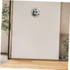 WOONEKY Silent Non Ticking Soccer Wall Clock Modern Decorative Analog
