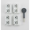 Yale 8K101 Pivoted Window Lock White x 4