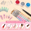 AIMEILI 6 Pieces Nail Art Brush Gel Nail Polish Nail