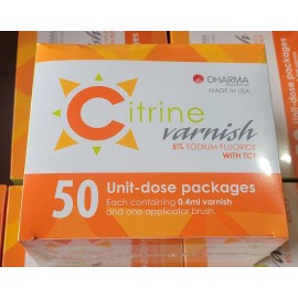 Dharma Research CITRINE VARNISH 5 % Spearmint with TCP 50 Unit-dose Pack DHARMA Research USA