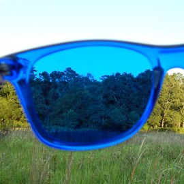 PURPLE CANYON Blue Color Therapy Glasses for Chakra Healing, Chromotherapy, and Mood