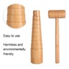 Mandrel Sizer Hammer Set, 2pcs Wooden Mandrel Sizer Jewelry Making