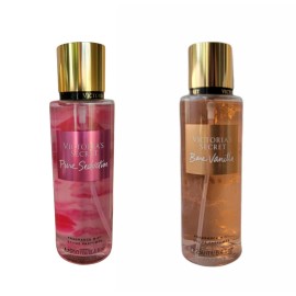 Victoria's Secret 2 NEW Victoria's Secret PURE SEDUCTION Fragrance Body Mist 8.4 oz + BARE VANILLA