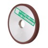 CNBTR Resin Diamond Parallel Grinding Wheel 180# Silver 100x10x20mm for