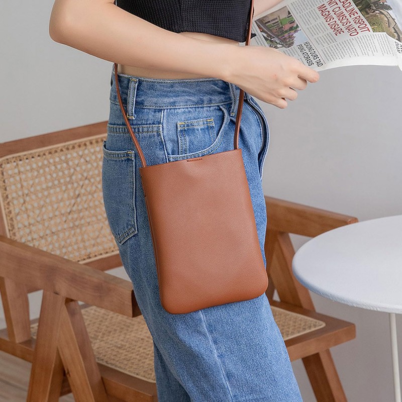 [SaveSooo] 携帯 ショルダー 携帯ショルダー 斜めがけ ショルダーバッグ 軽量 小物入れ 携帯ポーチ スマホポーチ