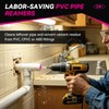 BARTOO PVC Pipe Reamer 1-1/2 Inch PVC Fitting Saver Reamer