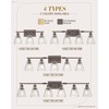 HWH Farmhouse Vanity Light Fixture, Rustic Bathroom Light Fixtures for