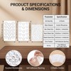 ECHO‑OVE 5 Sheets Hair Body Face Gems Rhinestone Stickers