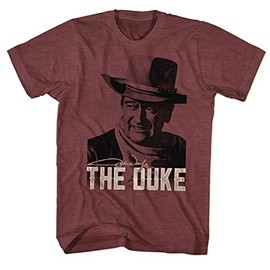 John Wayne The Duke T-Shirt, Maroon, XL