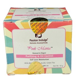 Passion Indulge Pink Mania Purifying & Oil Control AHA BHA Moisturizer 50 g NIB