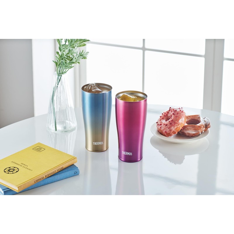 Thermos JDE-422LTD BL-G Vacuum Insulated Tumbler, 14.2 fl oz (420