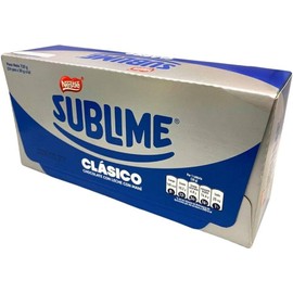Nestlé Nestle Sublime Chocolate Con Leche y Mani Peruano | box 24 Units 30g Each
