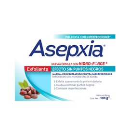 ASEPXIA Exfoliante Jabón en Barra, Efecto sin puntos negros, Combate imperfecciones, Exfolia suavemente la piel sin dañarla, Para piel mixta con...   