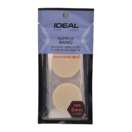 Ideal for Men Nipple Bands 64 pieces (skin tone), 64 pieces / 아이디얼포맨 니플 밴드 64매입 (스킨톤), 64개