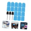 Minkissy 1set Nail Polisher Caps Blue Sanding Head for Manicure