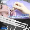 400PCs Pollo Disposable Cylinder-White Microbrush Applicators by JEVOLVE – Precision