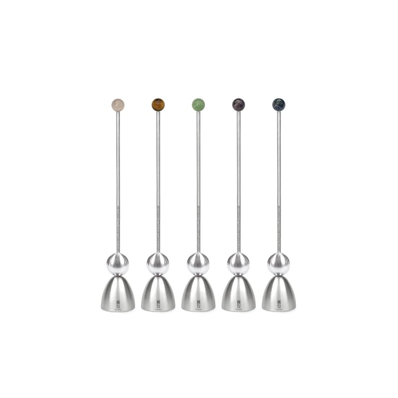 Clack Egg Opener Gem Edition Gemstone Ball Rose Quartz