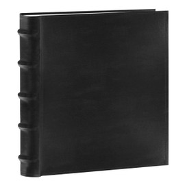 Pioneer Photo Albums CLB-246/BK 200-Pocket European Bonded Leather Photo Album for 4 by 6-Inch Prints, Black