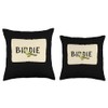Cool Birdie Emblem Costume Throw Pillow
