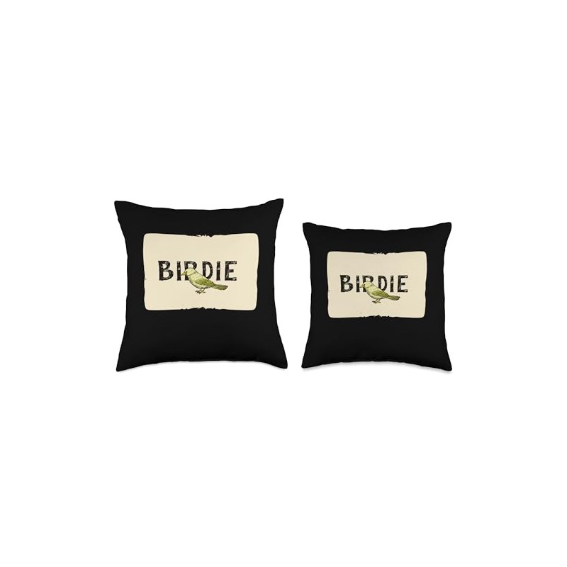 Cool Birdie Emblem Costume Throw Pillow
