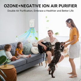 Portable Ionic Air Purifier,Plug-in&USB Air Ionizers for Home,Quite Filterless Ionizer Air Purifier Ozone for Home,Bedroom,Kitchen,Bathroom,Office