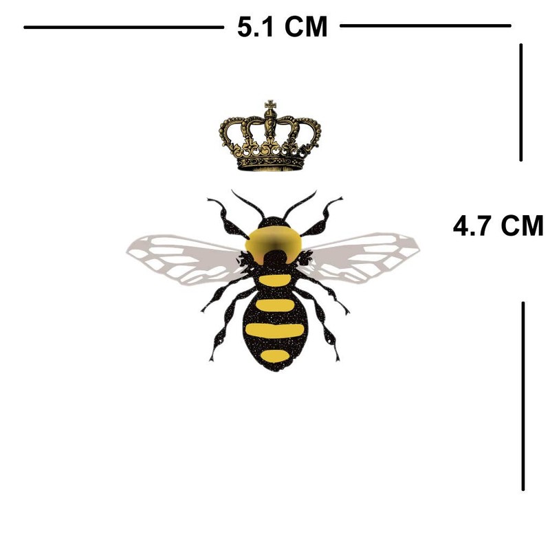 Set of 5 x Queen Bee Iron on Screen Print