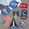 Pack of 12 astronaut patches, iron-on astronaut patch for NASA