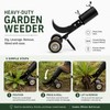Heavy-Duty Garden Weeder Tool for Lawn Care – Manual Root