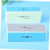 Mikinona 3sets Four-sided Nail Buffer Block Sanding File for Artwork