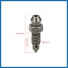 A ABSOPRO 4 pieces M6 x 1 mm hollow screw