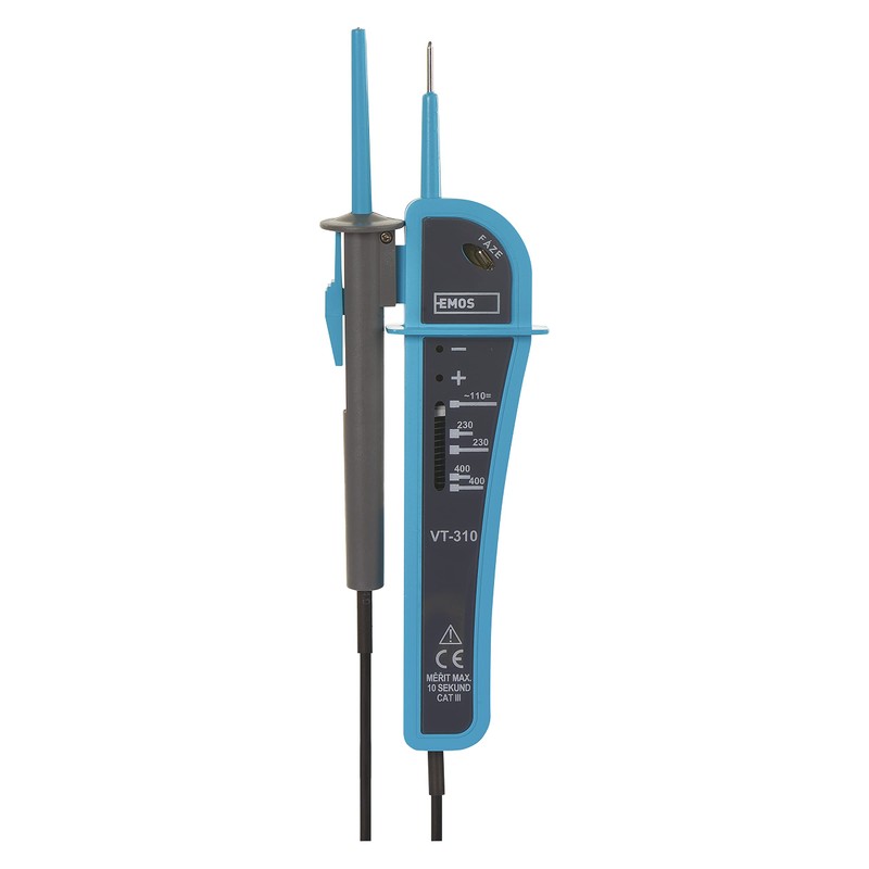 EMOS Voltage Tester and Phase Tester Two-Pole CAT III AC/DC