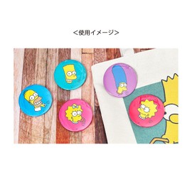 Small Planet Simpsons Maggie Simpson/Face Can Badge