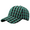 White Fang CZA304 Checkered Cap, Casual Design, Hat, Checkered Pattern,