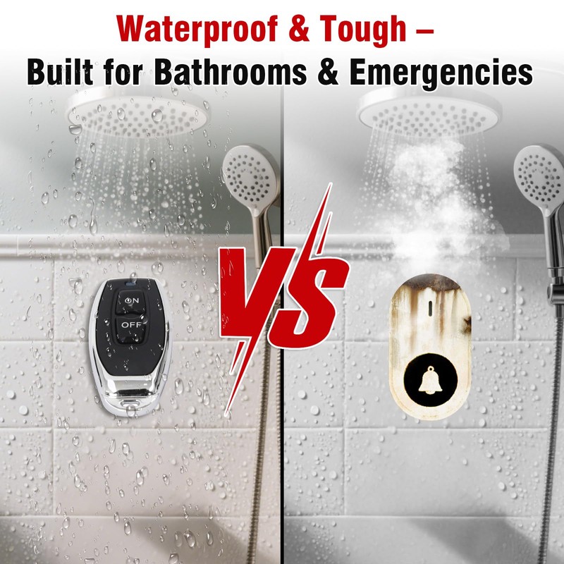 Daytech Strobe Siren Alarm Home Caring Loud Outdoor SOS Alert
