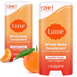 Lume Desodorante natural  axilas y partes privadas  Sin aluminio, sin bicarbonato de sodio, hipoalergénico y seguro para pieles sensibles  Paquete de 