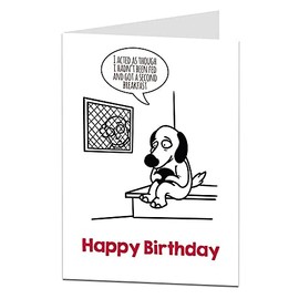 Funny Birthday Card From The Dog Confession