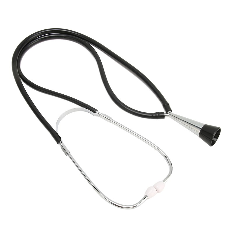 Fetal Stethoscope Monitoring Aluminum Alloy Soft Fetal Heart Stethoscope Black