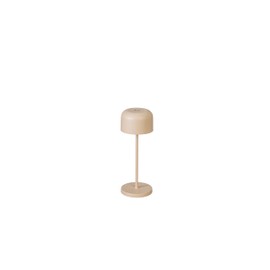 Konstsmide Lille Mini 7835-330 LED Table Lamp Sand Coloured Indoor / Outdoor Wireless 7.5 x 7.5 x 20 cm