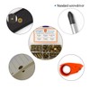 75 Sets Chicago Screws Assorted Kit 5 Sizes Bronze Leather