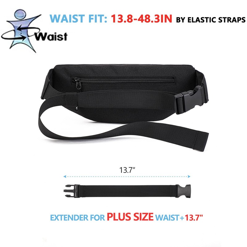 ehbn9 Belt Extender for Fanny Pack Strap Extension Waist Bag