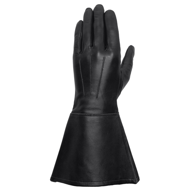 Tough Gloves Enforcer Unlined Leather Gauntlet, TD650HP Black Size 7