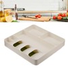 Silverware Drawer Organizer 3 in 1 Eco Friendly Plastic Multifunction