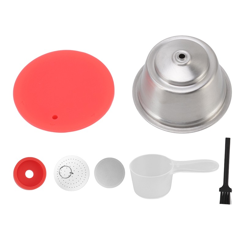 Stainless Steel Refill Coffee Capsules Reusable Coffee Filter Cup Set